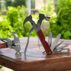 Мультитул - Молоток 10 в 1 для туризма и отдыха, мультиинструмент в чехле